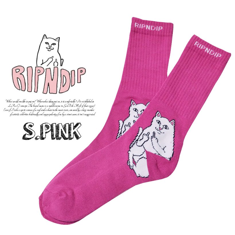 Ripndip リップンディップ ソックス ストリート系 スケーター ファッション 通販 Rdat017