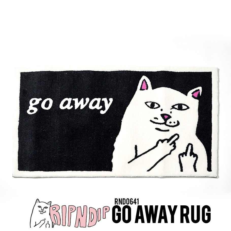 Ripndip リップンディップ ラグマット 玄関マット メンズ レディース インテリア ストリート系 ファッション Go Away Rug 小物 通販