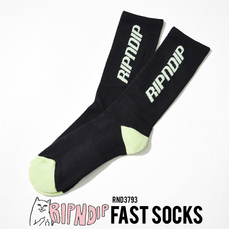 Ripndip リップンディップ ソックス メンズ レディース ストリート系 ファッション Fast Socks 靴下 通販