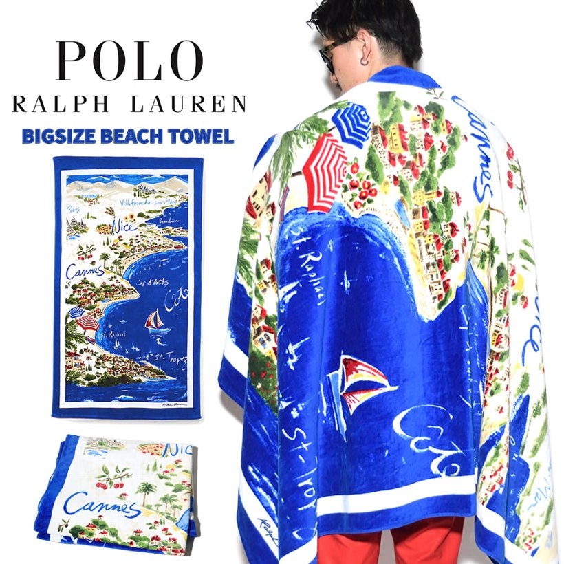 Ralphlauren ラルフローレン ビーチタオル Rlat003