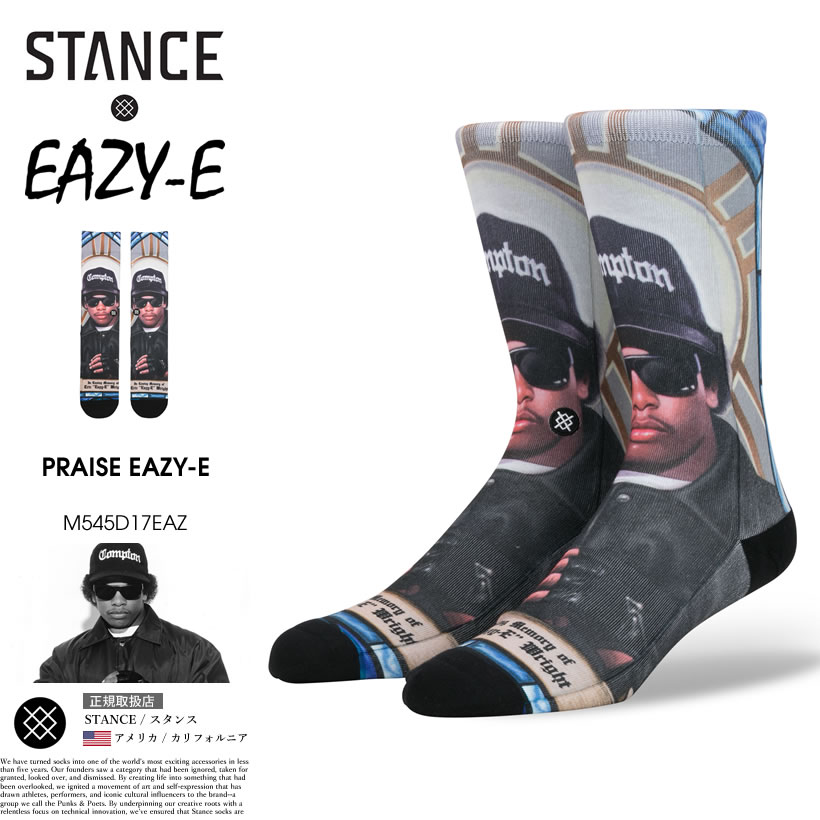 STANCE SOCKS スタンスソックス 靴下 EAZYE NWA 通販 SAAT027