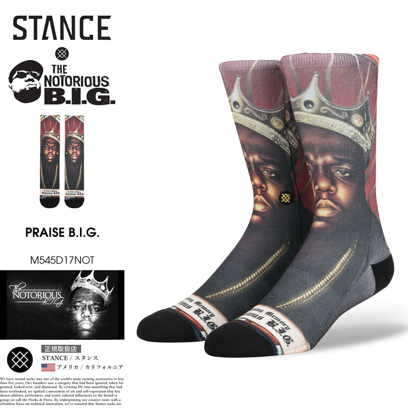 Stance Socks スタンスソックス 靴下 ノトーリアスbig 通販 Saat028