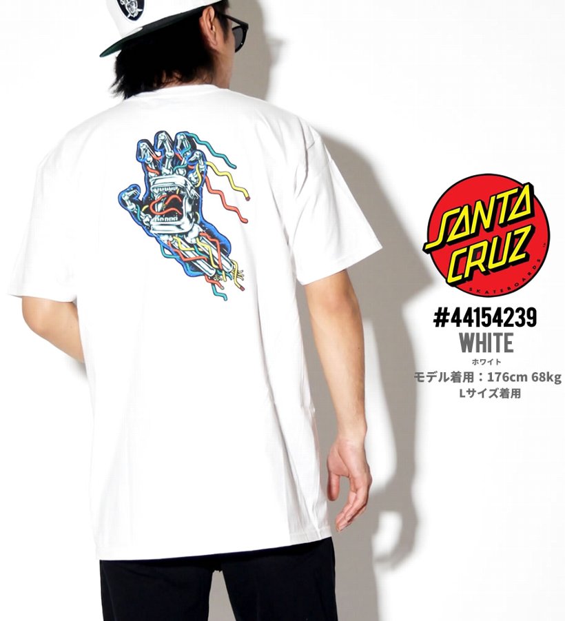 Santa Cruz サンタクルーズ Tシャツ メンズ 半袖 大きいサイズ スクリーミングハンド ロゴ ストリート系 スケーター スケボー スケートファッション 服 通販