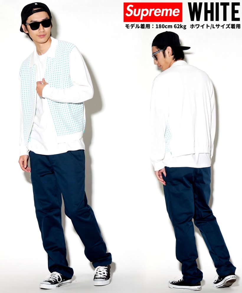supreme Dashes Zip Up Knit Polo 18ss - ニット/セーター