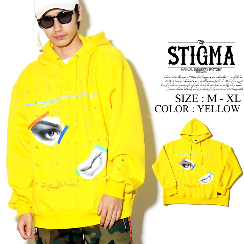 Stigma Vatos Society スティグマ パーカー 韓国 ヒップホップ ストリート系 ファッション 通販 Sgpt004