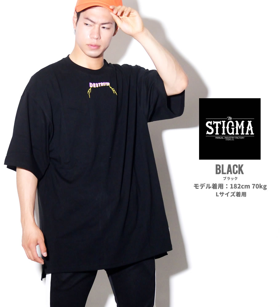 Stigma Vatos Society スティグマ 半袖tシャツ 韓国 ヒップホップ ストリート系 ファッション Sgtt009