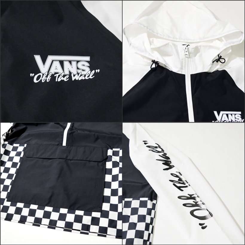 Vans バンズ ハーフジップ ジャケット メンズ レディース 大きいサイズ ロゴ スケーター ストリート系 ファッション Vn0a4572 服 通販