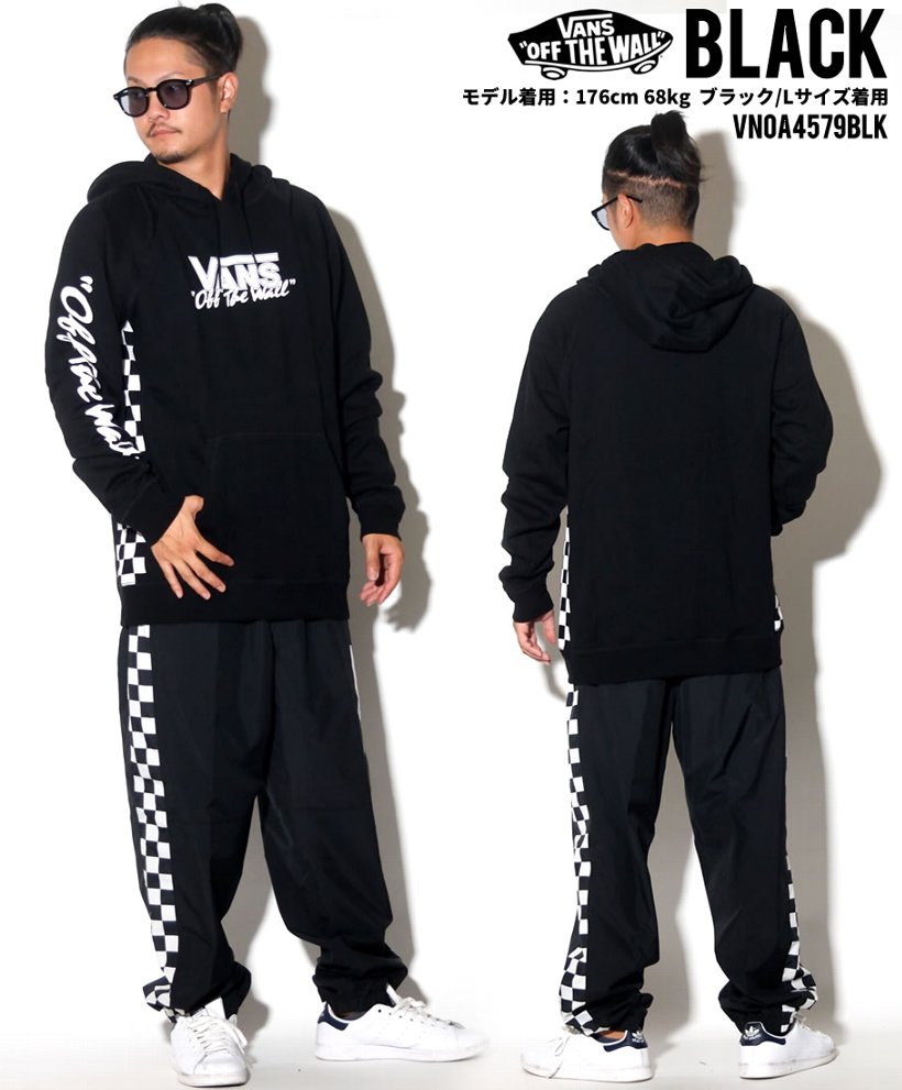 Vans バンズ パーカー メンズ レディース 大きいサイズ チェック柄 ロゴ スケーター ストリート系 ファッション Vn0a4579 服 通販